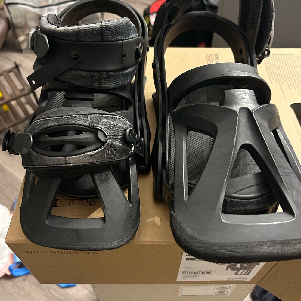 Burton Mission Black Snowboard Bindings